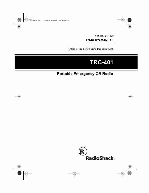 Radio Shack Portable Radio TRC-401-page_pdf